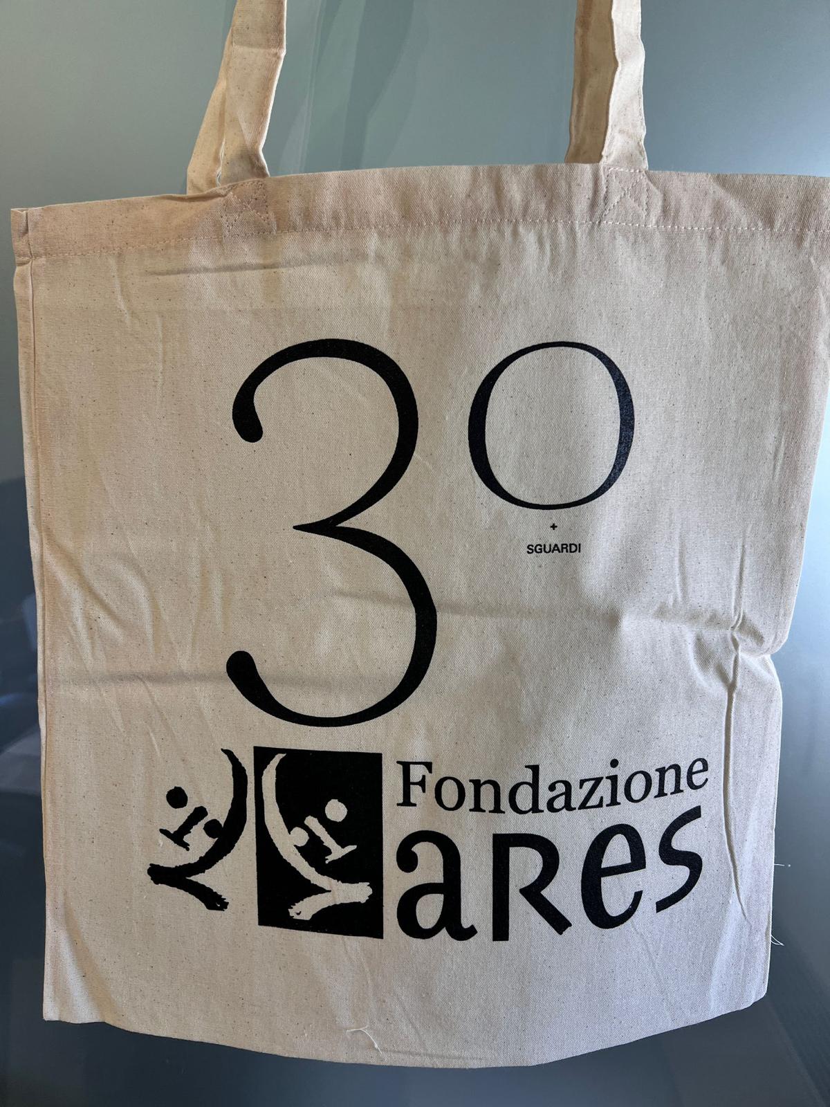 Shopper in cotone stampata